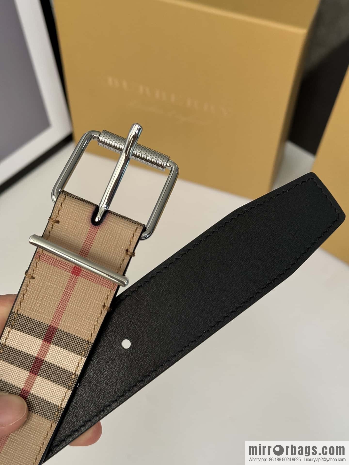Burberry, British design belt 3.5CM