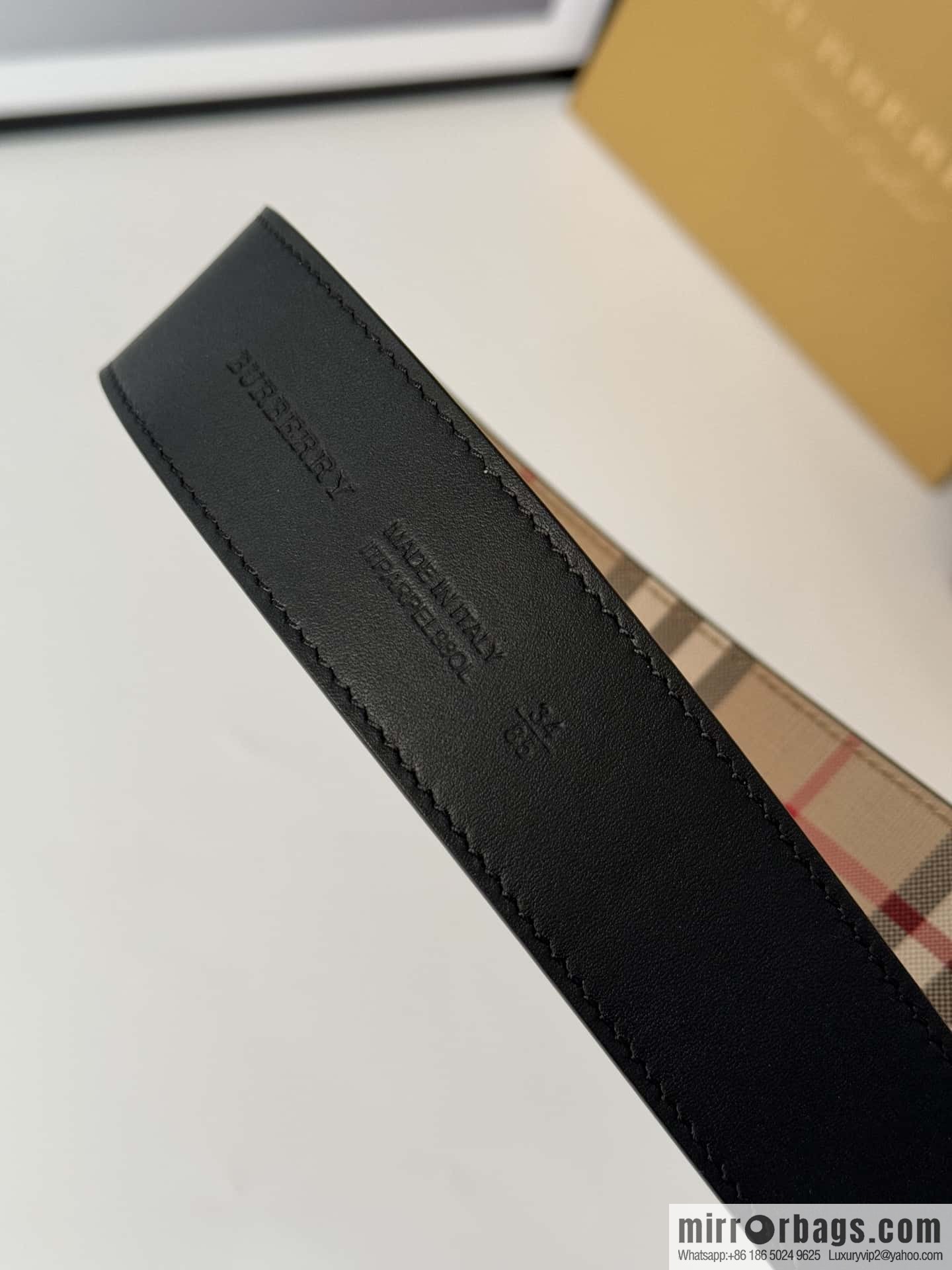 Burberry, British design belt 3.5CM