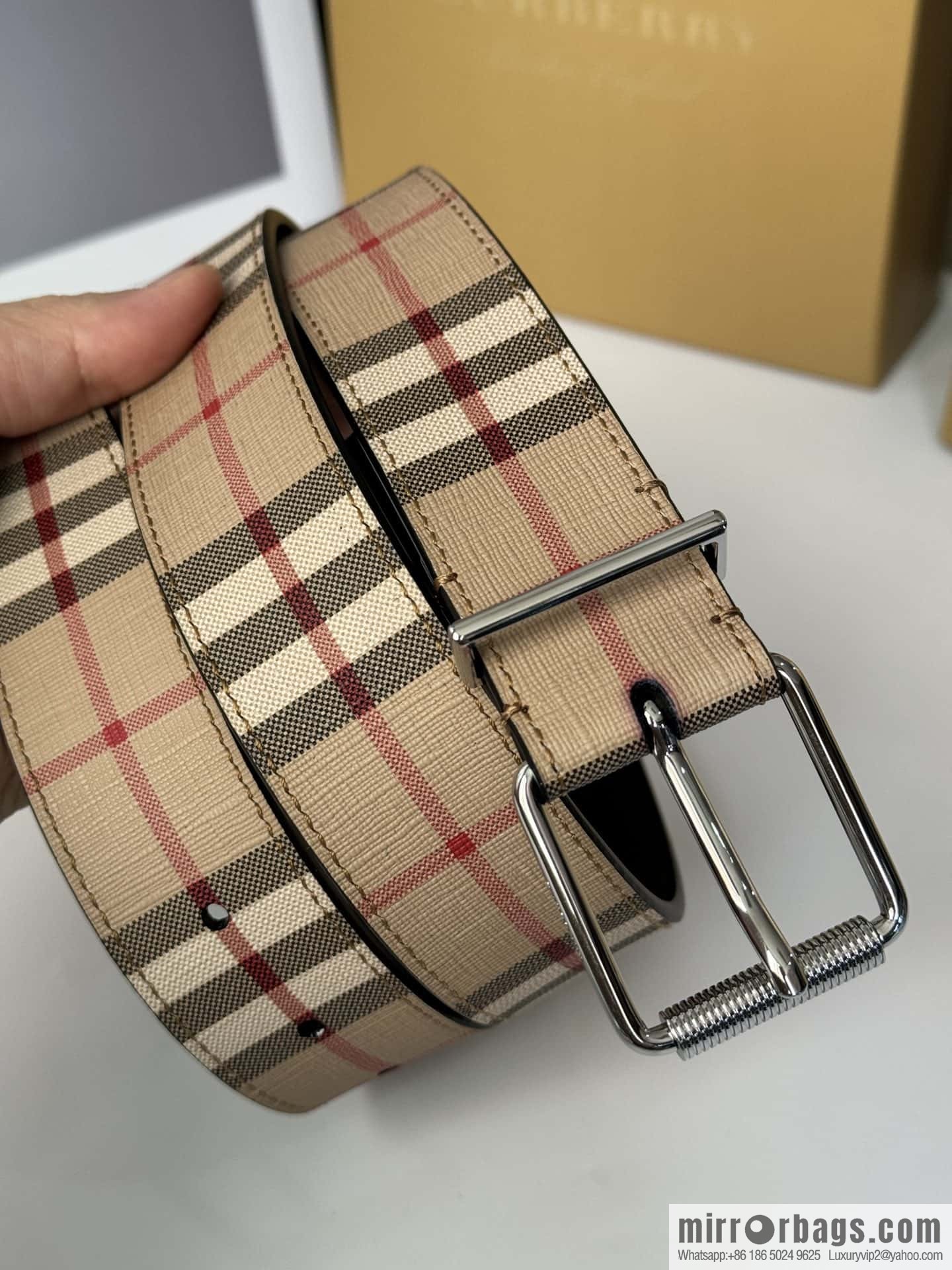 Burberry, British design belt 3.5CM