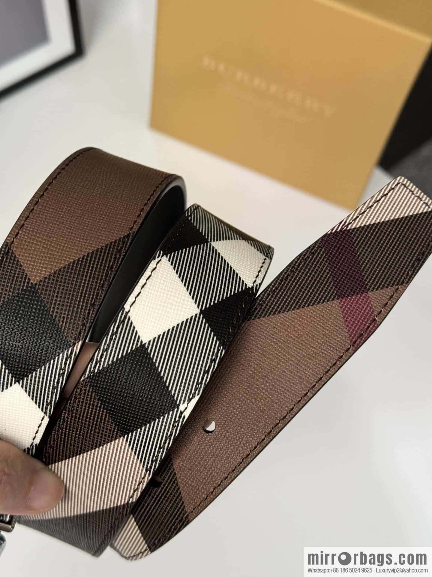 Burberry, British design belt 3.5CM