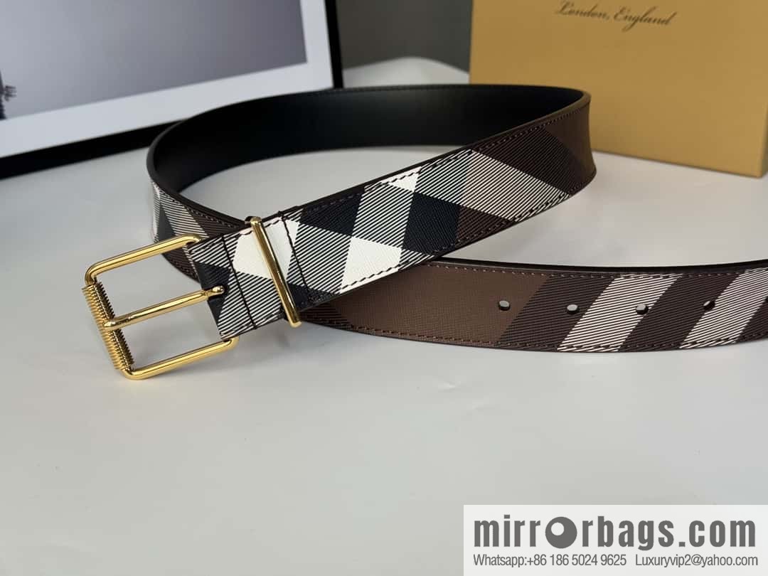 Burberry, British design belt 3.5CM