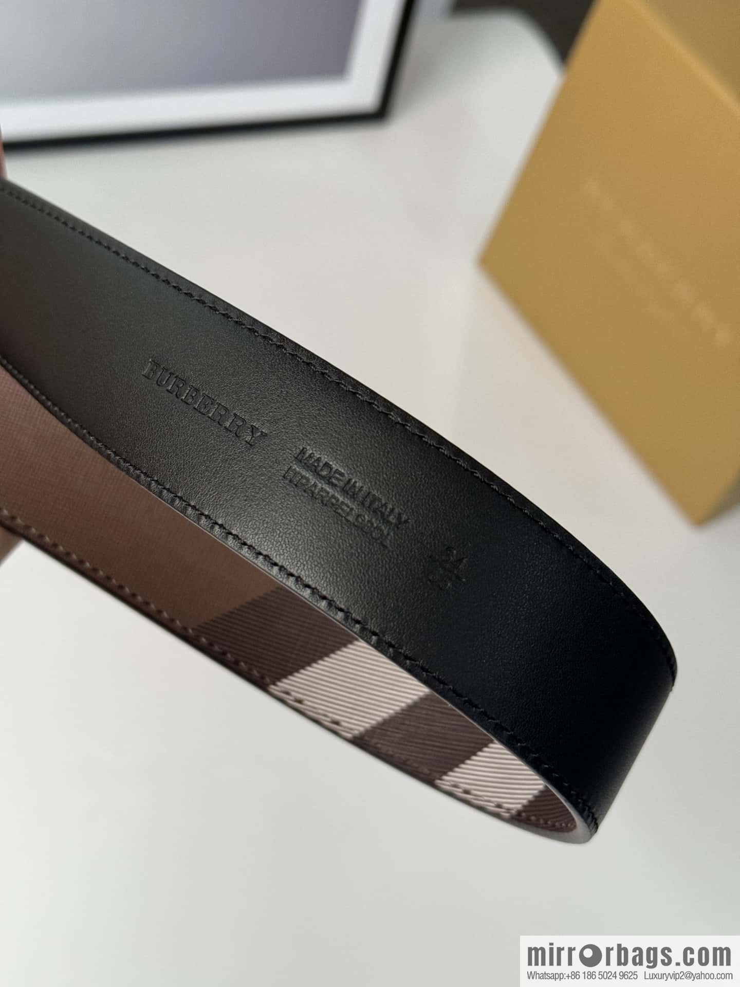 Burberry, British design belt 3.5CM