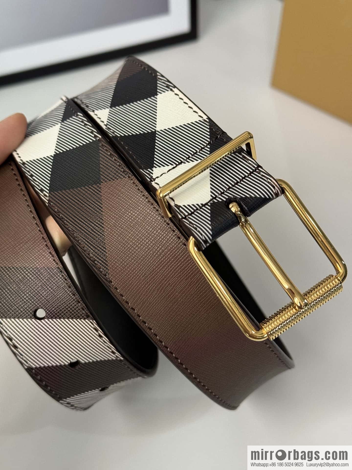 Burberry, British design belt 3.5CM