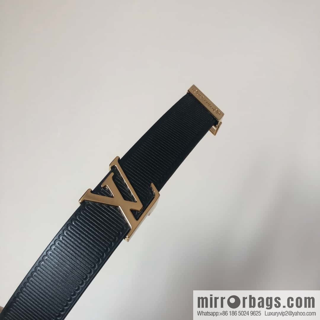 LV women's embossed calfskin belt 2.0CM