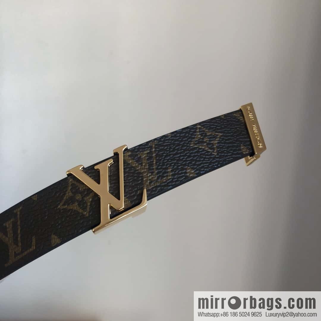 LV women's embossed calfskin belt 2.0CM