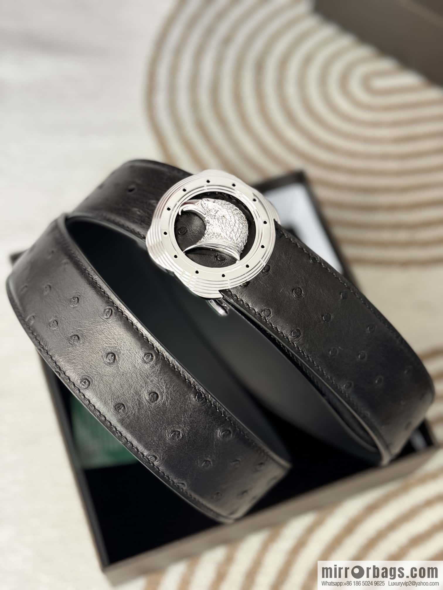 Stefano Ricci, South African ostrich leather belt