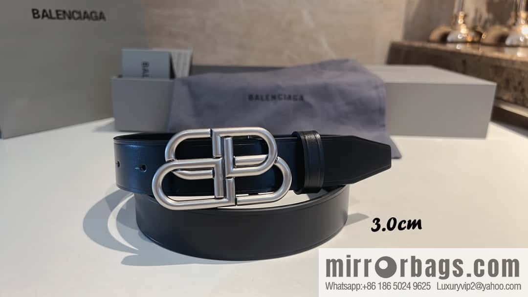 Balenciaga Balenciaga 3.0cm Lock BB Belt