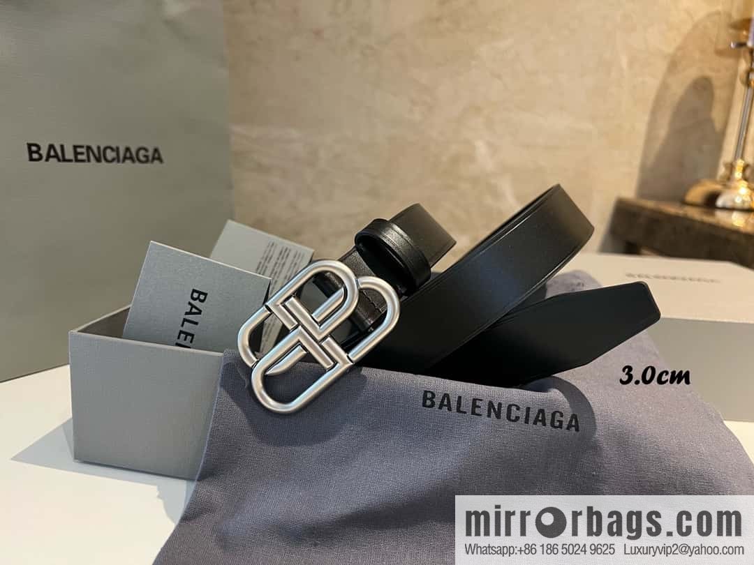 Balenciaga Balenciaga 3.0cm Lock BB Belt