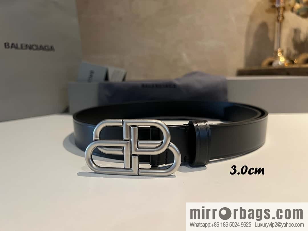 Balenciaga Balenciaga 3.0cm Lock BB Belt