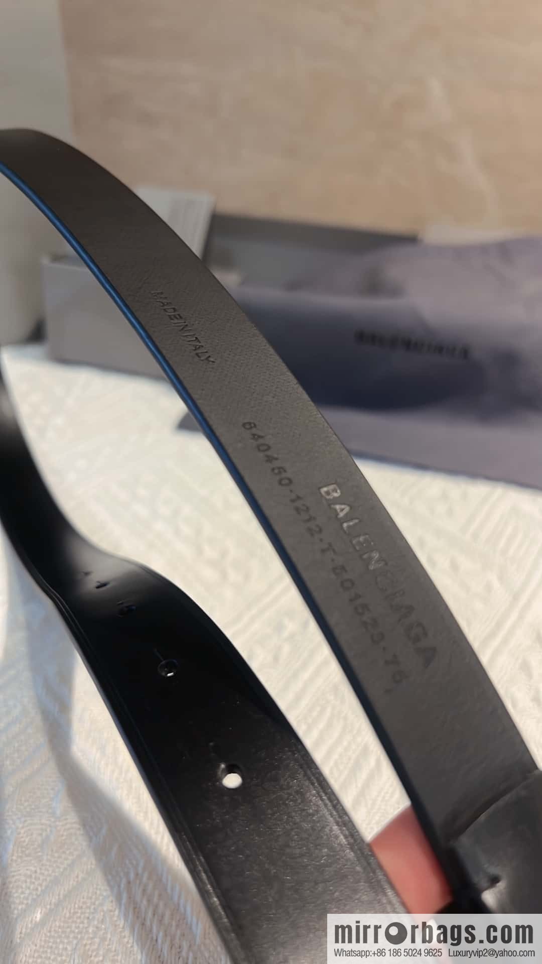 Balenciaga Balenciaga 3.0cm Lock BB Belt