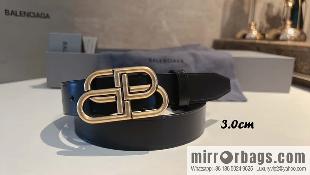 Balenciaga Balenciaga 3.0cm Lock BB Belt