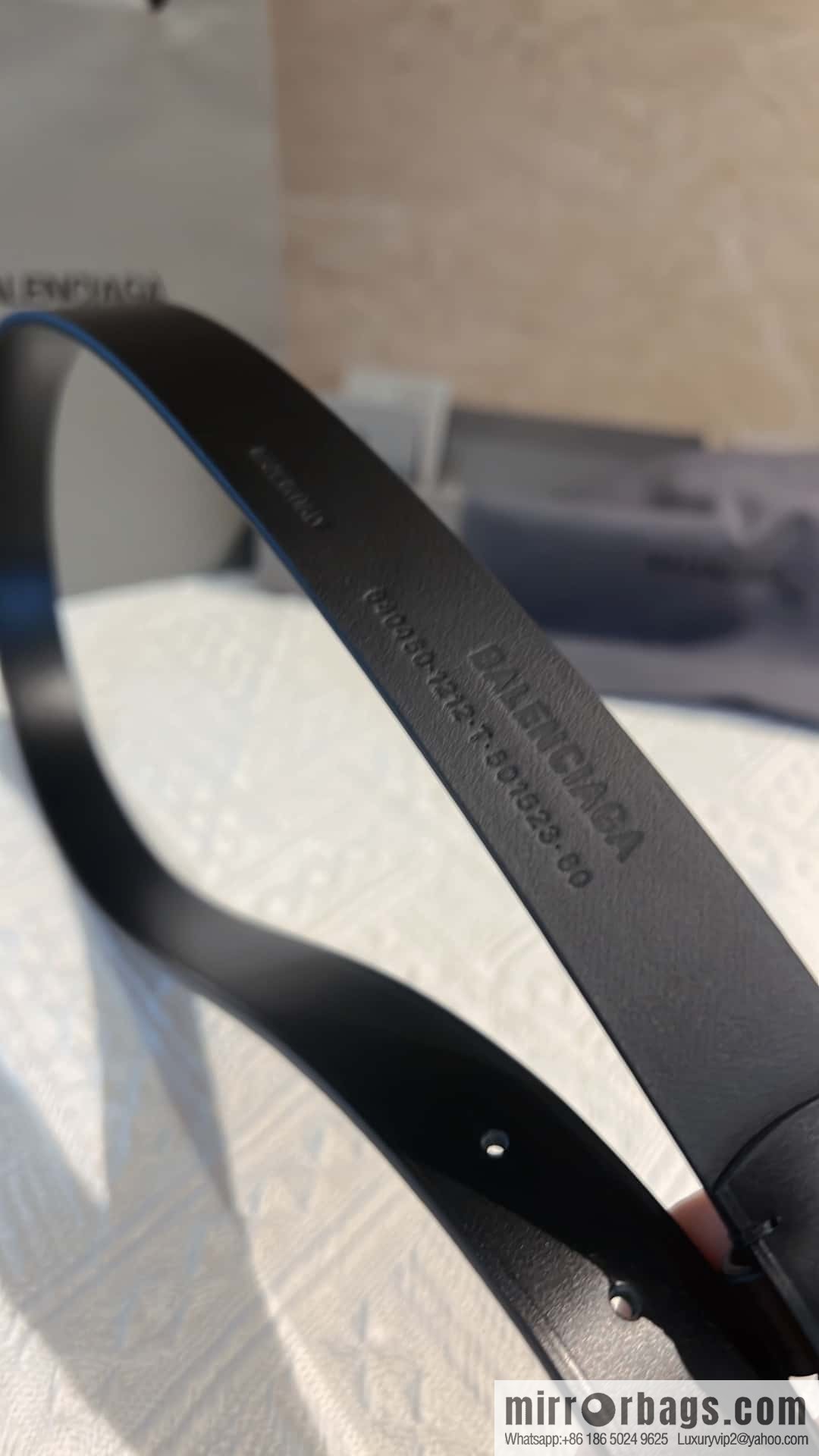 Balenciaga Balenciaga 3.0cm Lock BB Belt