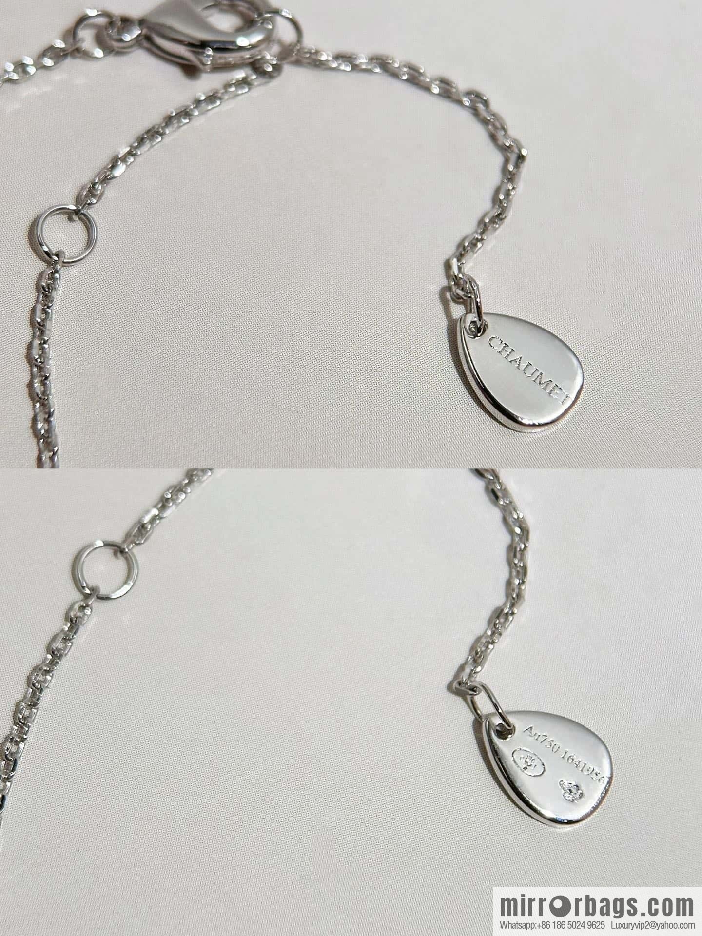 ❗️New ❗️ ☀️ CHAUMET JOS ÉPHINE AIGRETTE Queen Josephine series egret pink diamond water drop necklace ☀️
