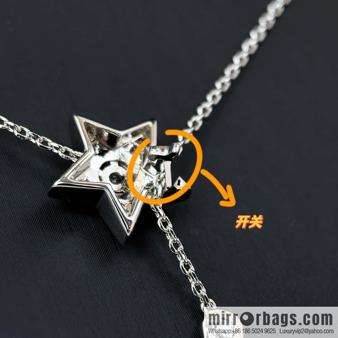 ❗️New ❗️☀️ New ☑️ Chanel pentagram double c necklace sweater chain ☀️