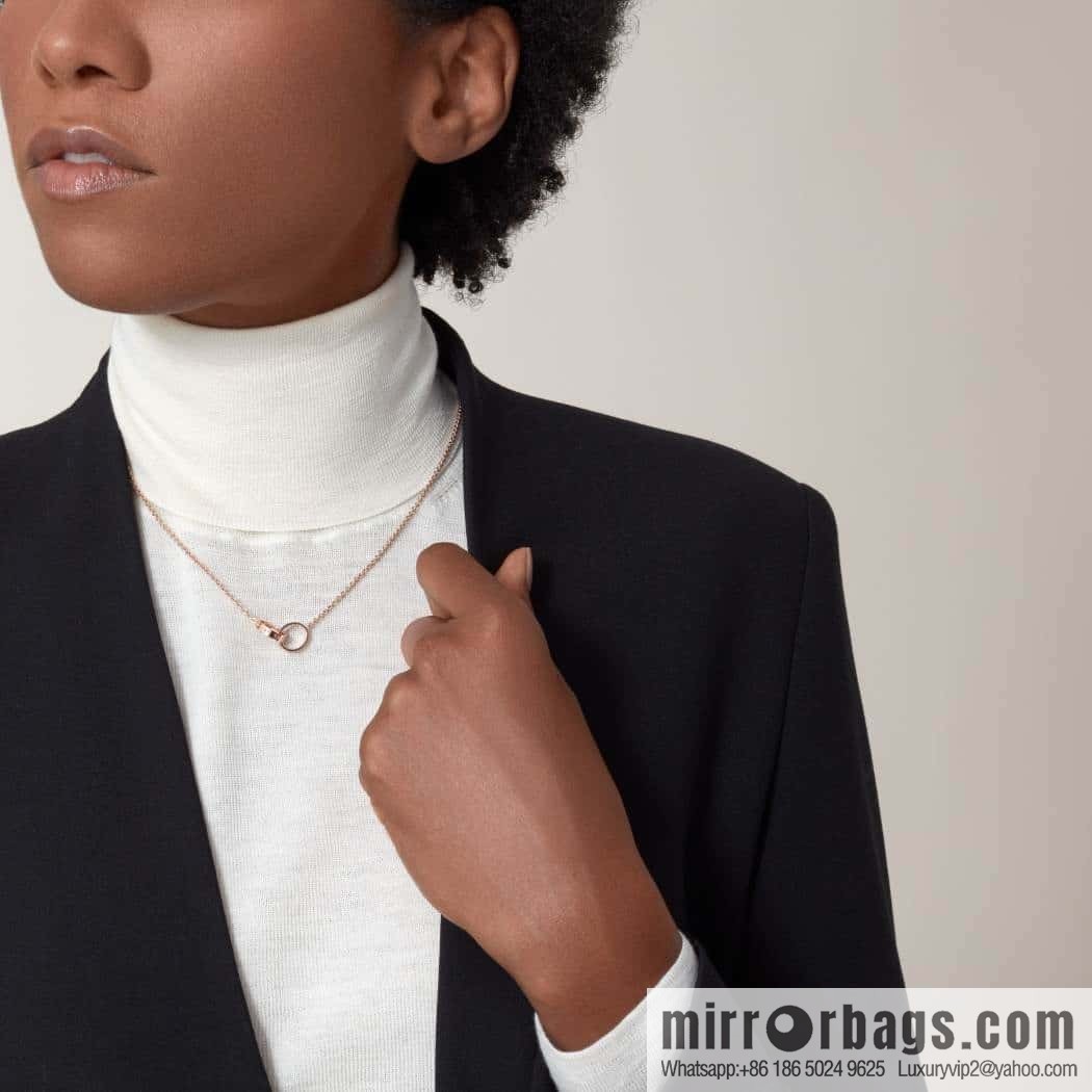 ❗New ❗ ☀ Cartier Cartier LOVE series, glossy double ring necklace ☀