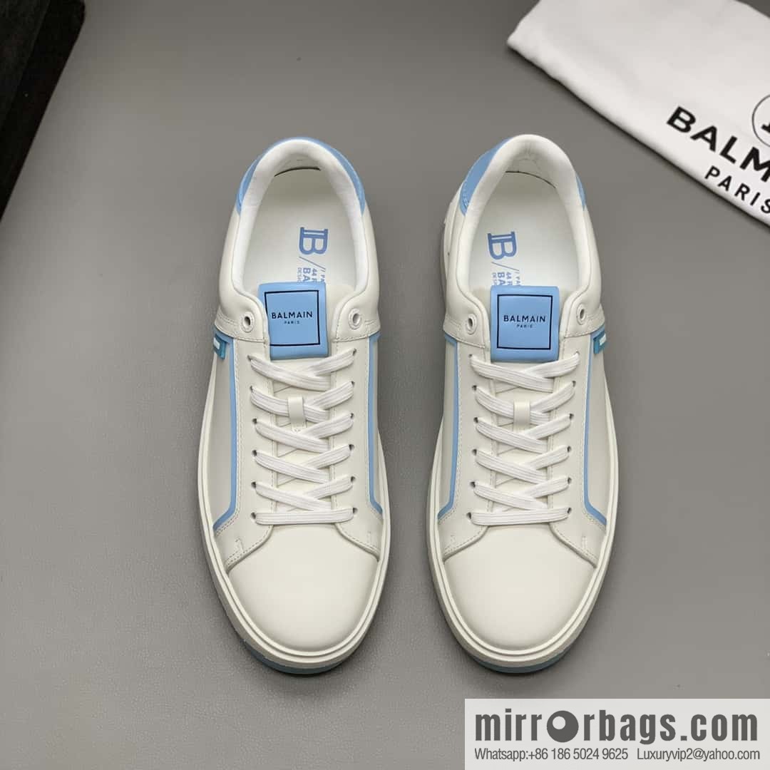 Balmaini Balmain 🔥 Men's Casual White Shoes