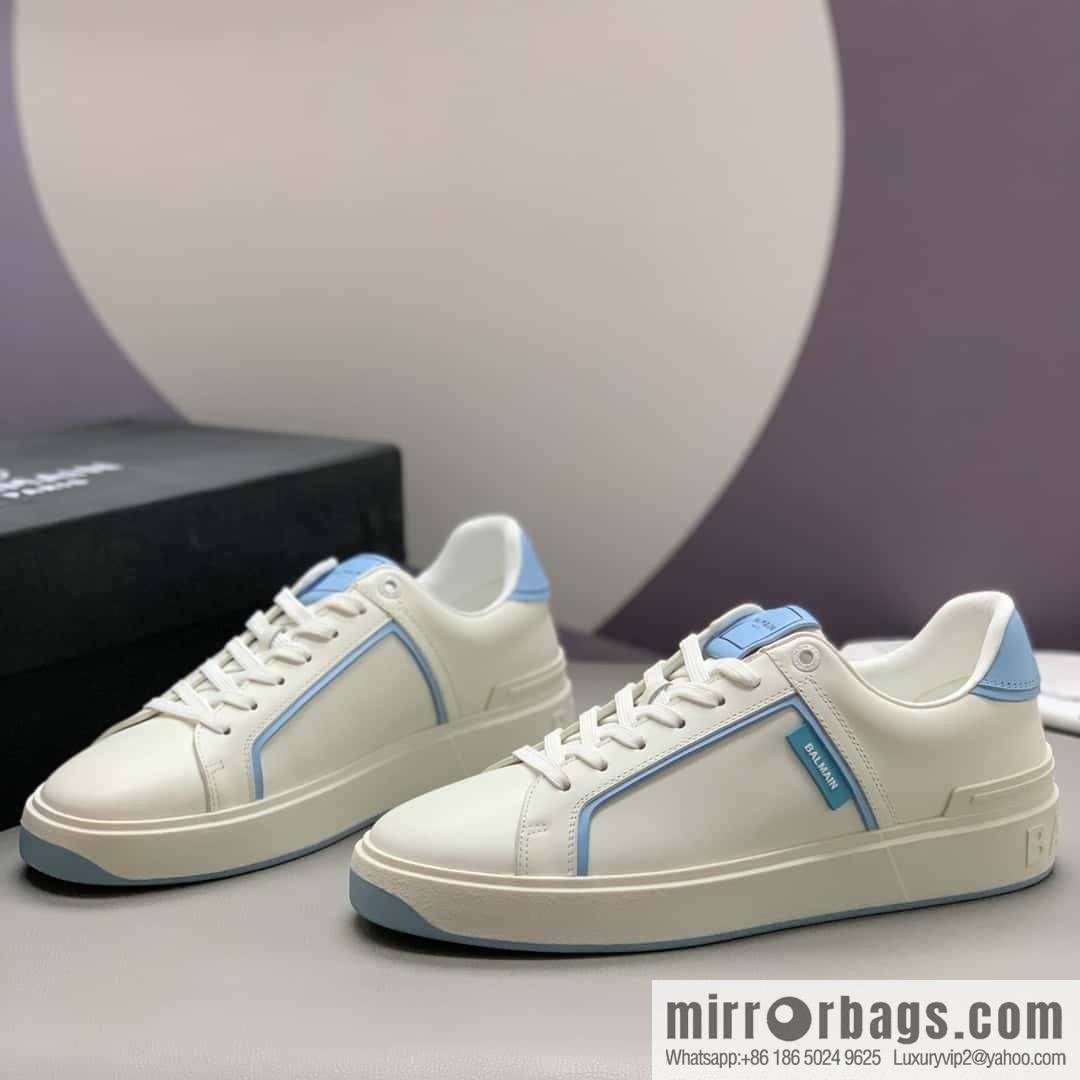Balmaini Balmain 🔥 Men's Casual White Shoes
