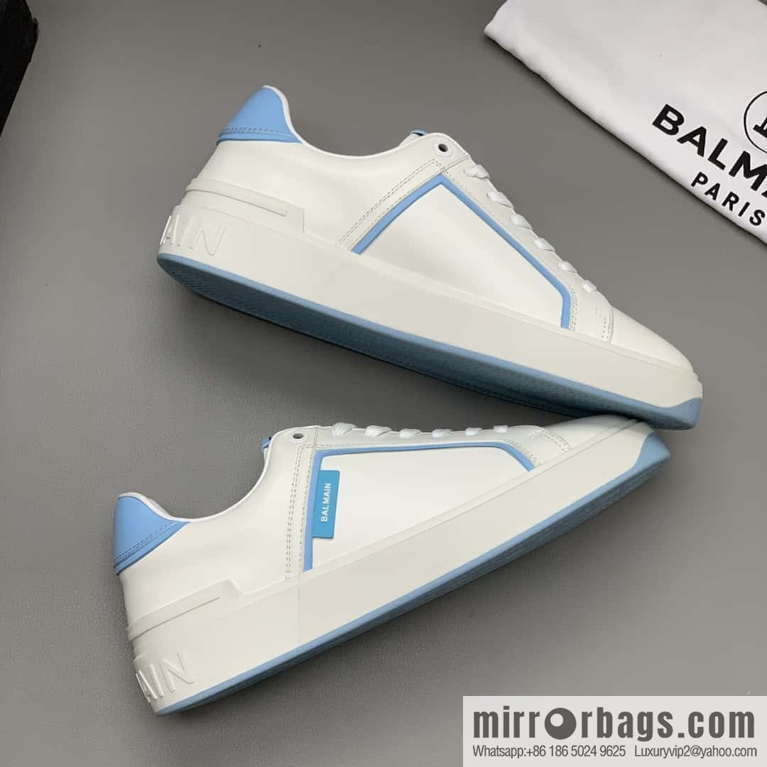 Balmaini Balmain 🔥 Men's Casual White Shoes