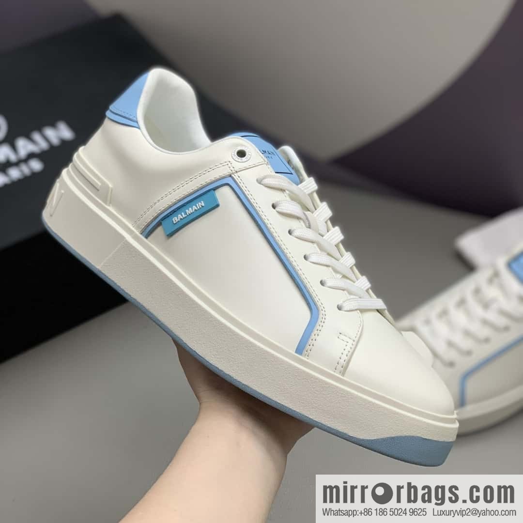 Balmaini Balmain 🔥 Men's Casual White Shoes