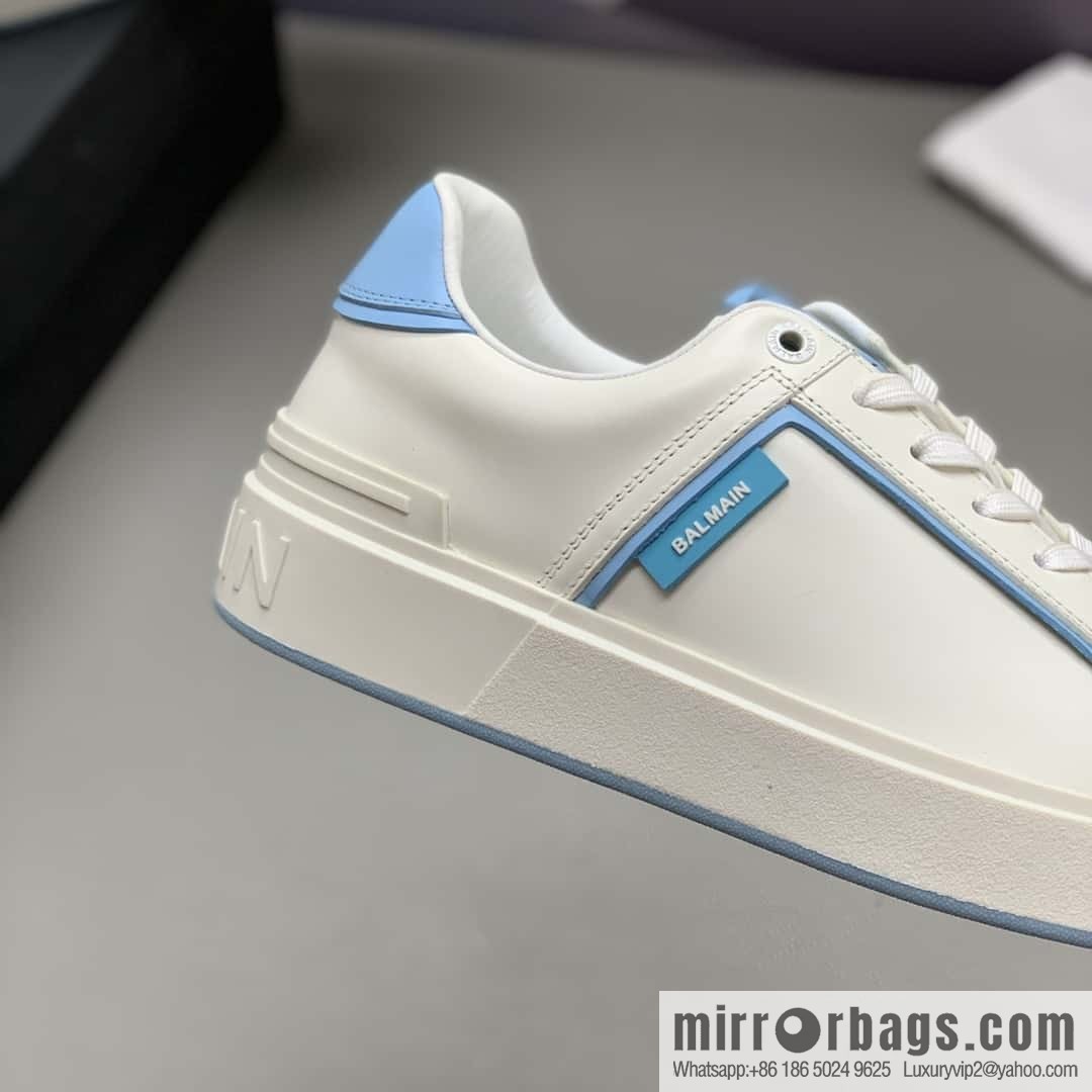 Balmaini Balmain 🔥 Men's Casual White Shoes
