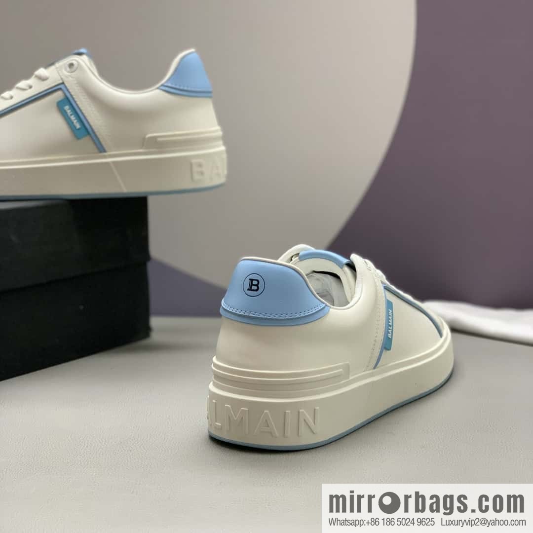 Balmaini Balmain 🔥 Men's Casual White Shoes