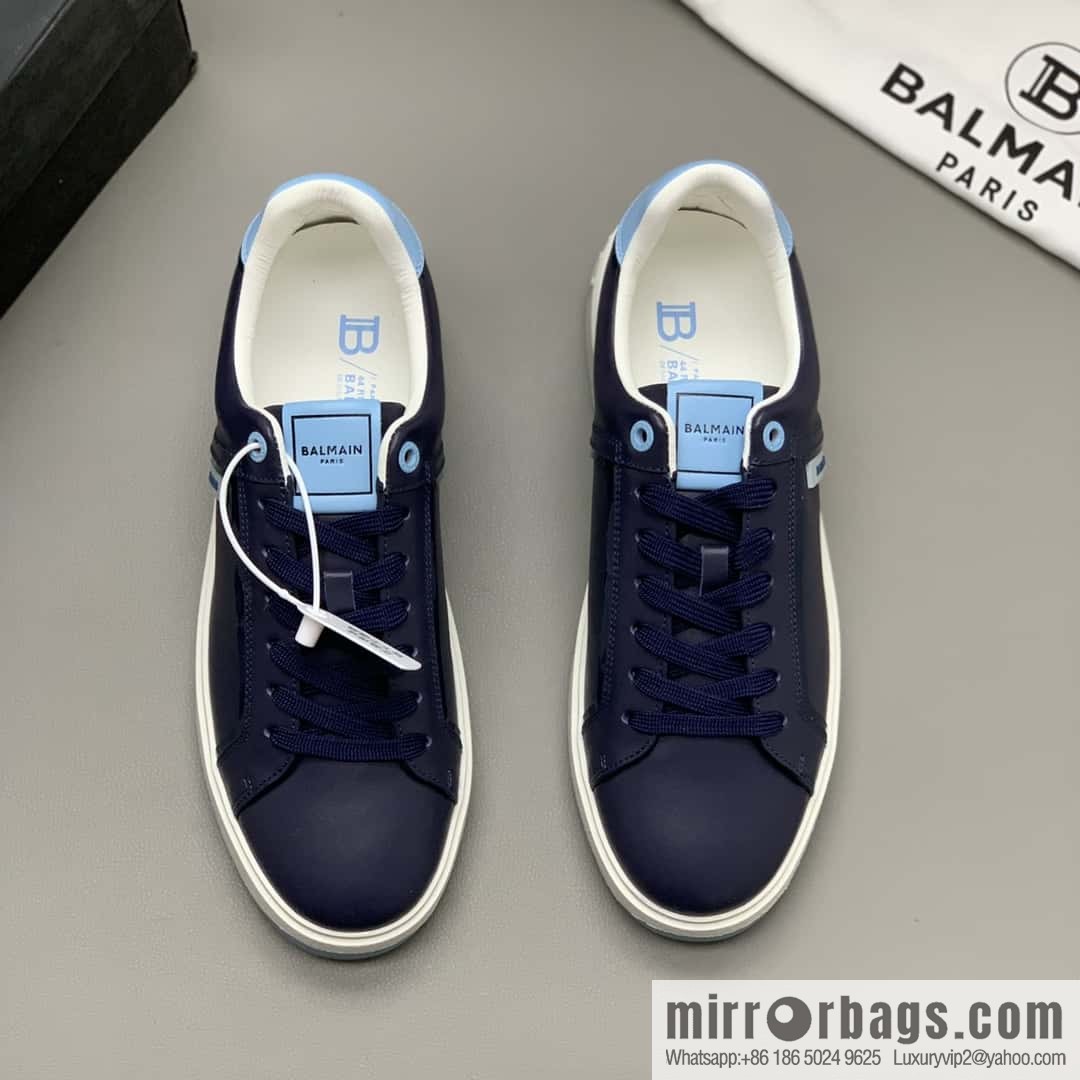 Balmaini Balmain 🔥 Men's Casual White Shoes