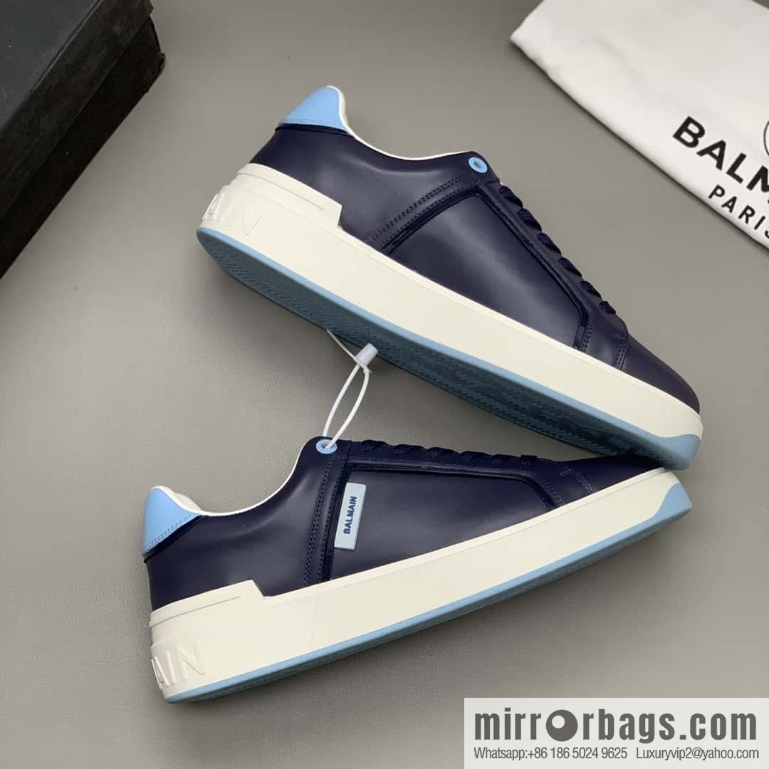 Balmaini Balmain 🔥 Men's Casual White Shoes