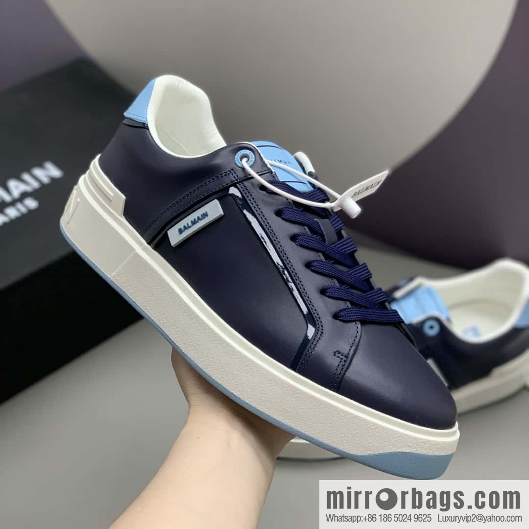 Balmaini Balmain 🔥 Men's Casual White Shoes