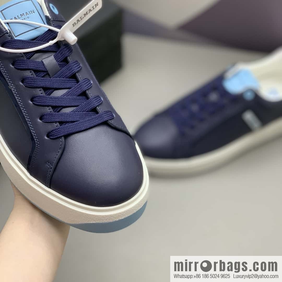 Balmaini Balmain 🔥 Men's Casual White Shoes