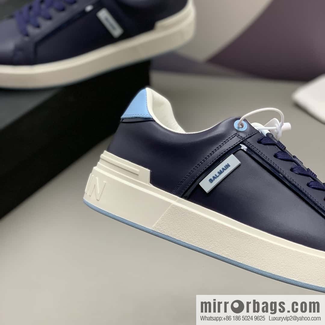 Balmaini Balmain 🔥 Men's Casual White Shoes