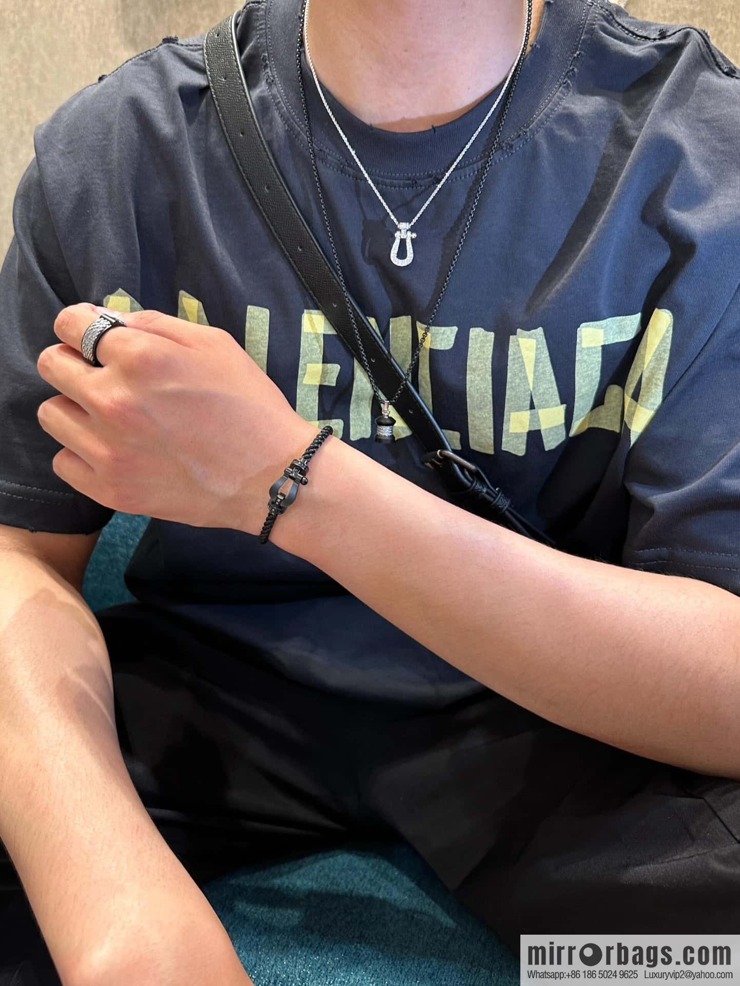 ❗️New ❗️ Frosted, Nylon Rope, Wire Rope ☀️ Fred Frosted Darth Vader Hand Rope Bracelet ☀️