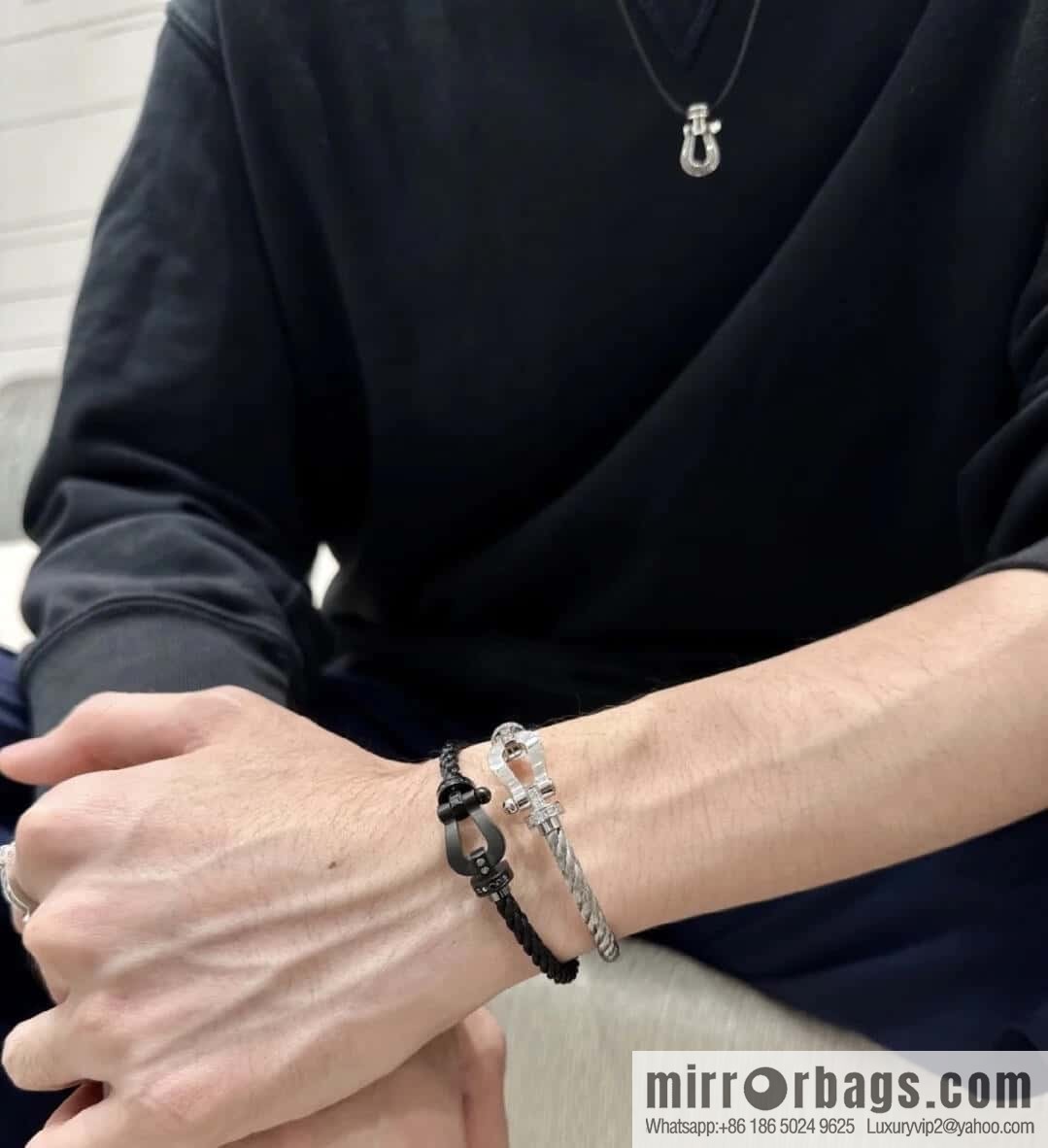 ❗️New ❗️ Frosted, Nylon Rope, Wire Rope ☀️ Fred Frosted Darth Vader Hand Rope Bracelet ☀️