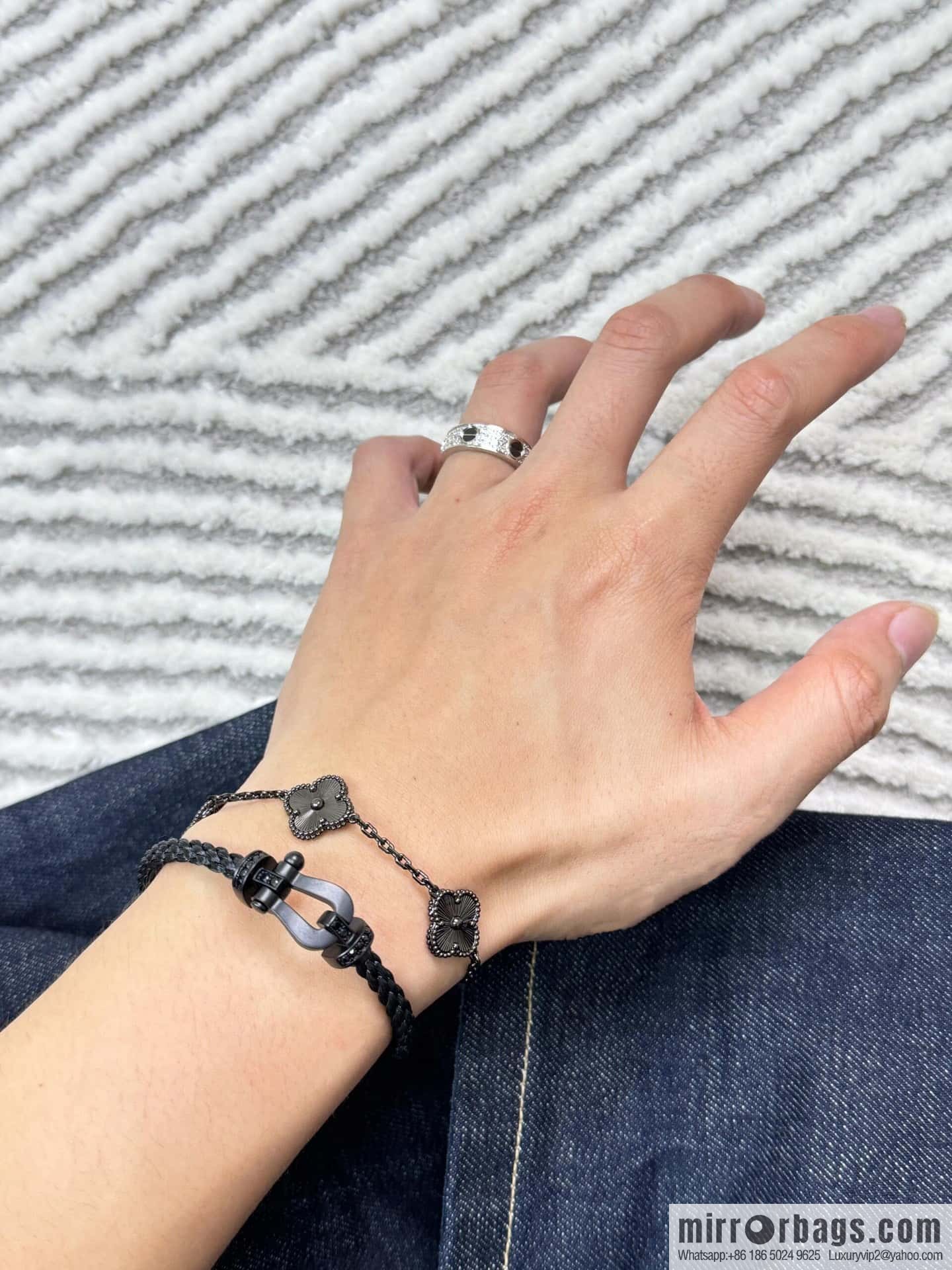 ❗️New ❗️ Frosted, Nylon Rope, Wire Rope ☀️ Fred Frosted Darth Vader Hand Rope Bracelet ☀️