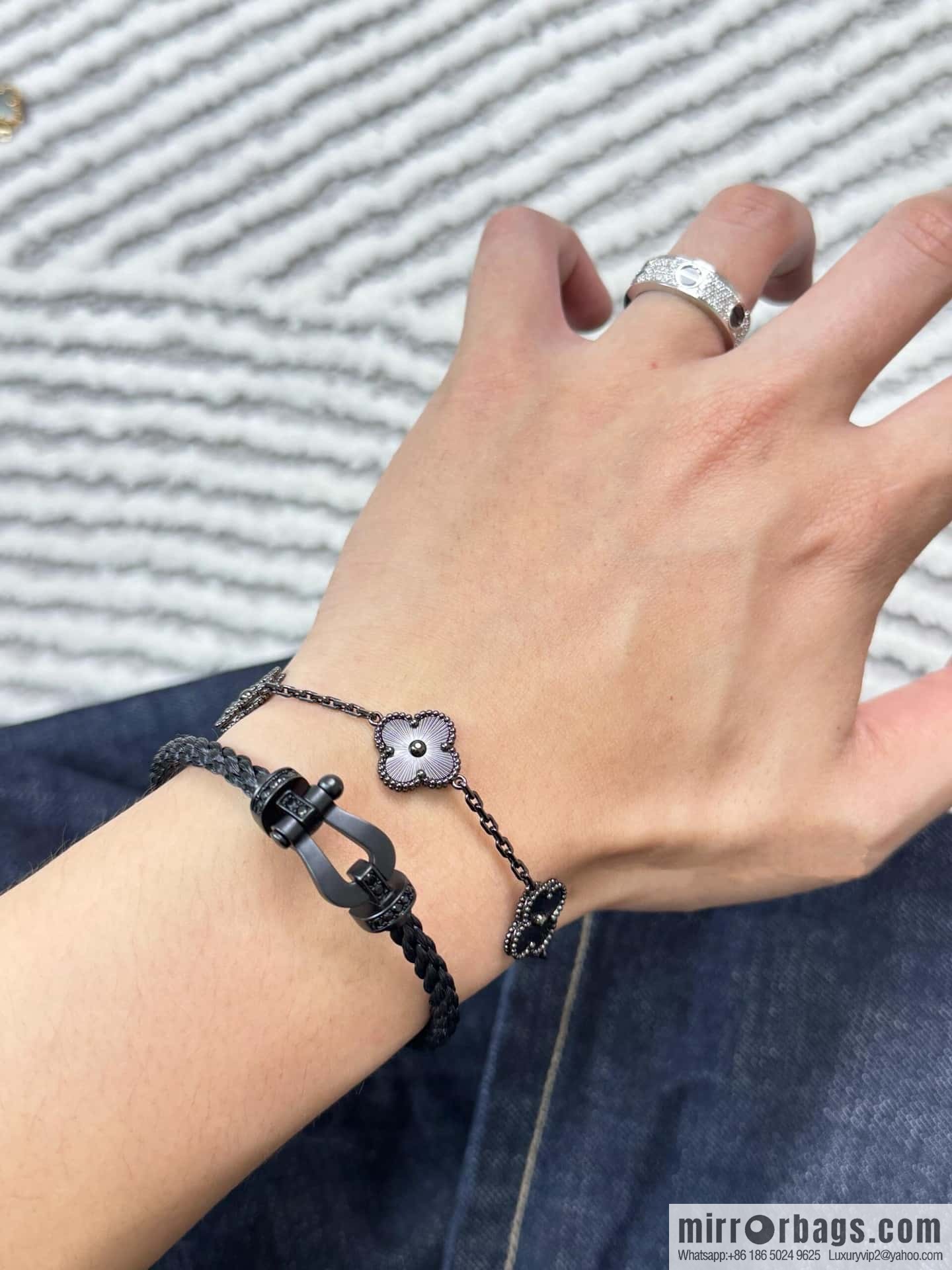 ❗️New ❗️ Frosted, Nylon Rope, Wire Rope ☀️ Fred Frosted Darth Vader Hand Rope Bracelet ☀️