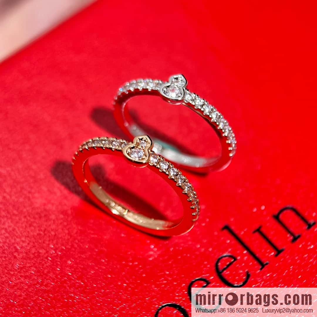 ❗️New ❗️ ☀️ Qeelin Petite Wulu Full Diamond Gourd Ring ☀️