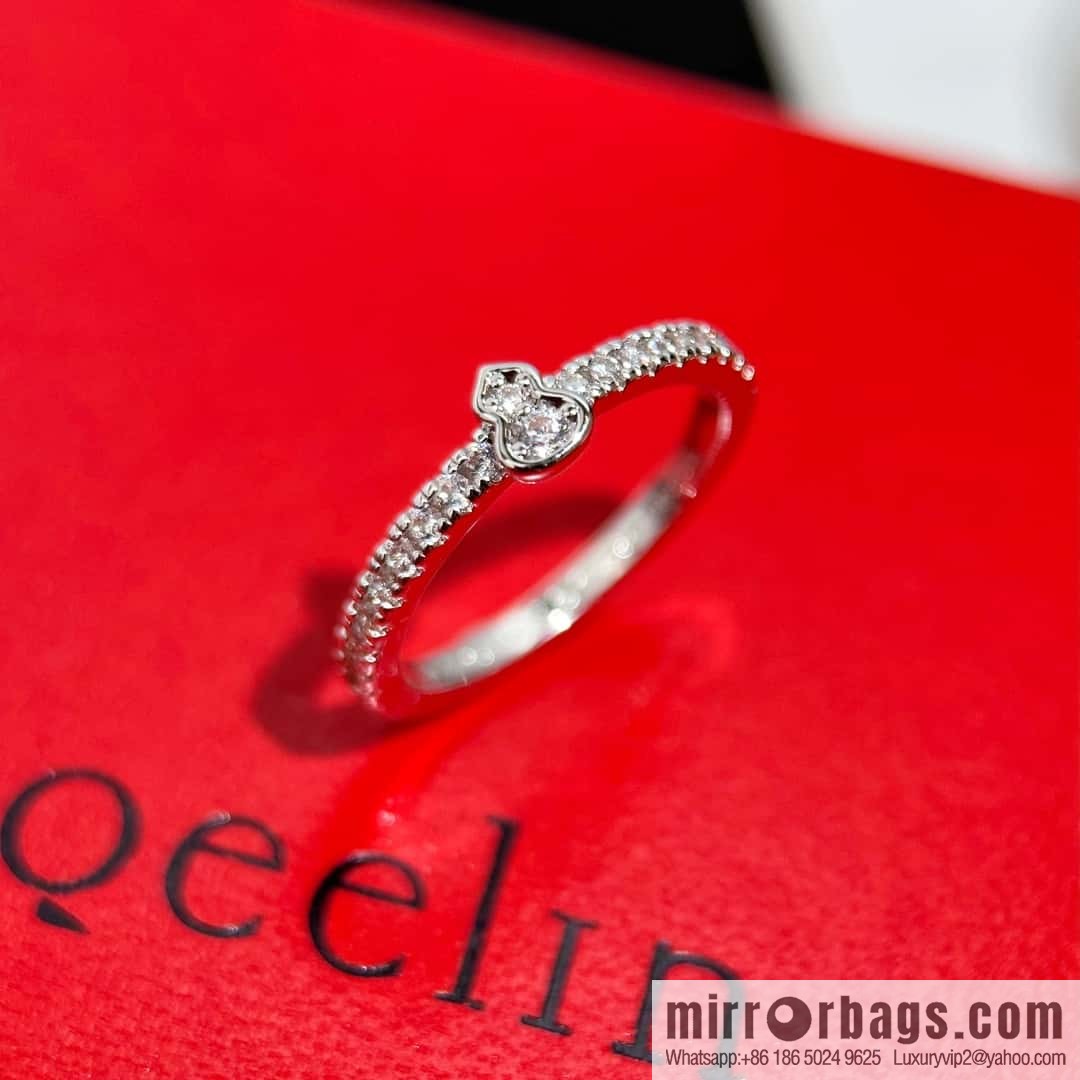 ❗️New ❗️ ☀️ Qeelin Petite Wulu Full Diamond Gourd Ring ☀️