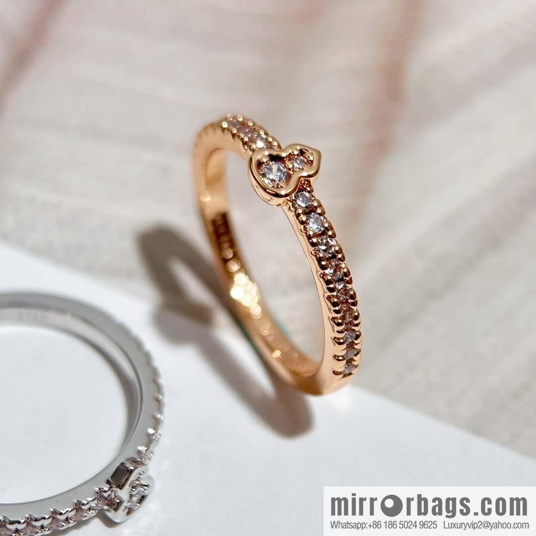 ❗️New ❗️ ☀️ Qeelin Petite Wulu Full Diamond Gourd Ring ☀️