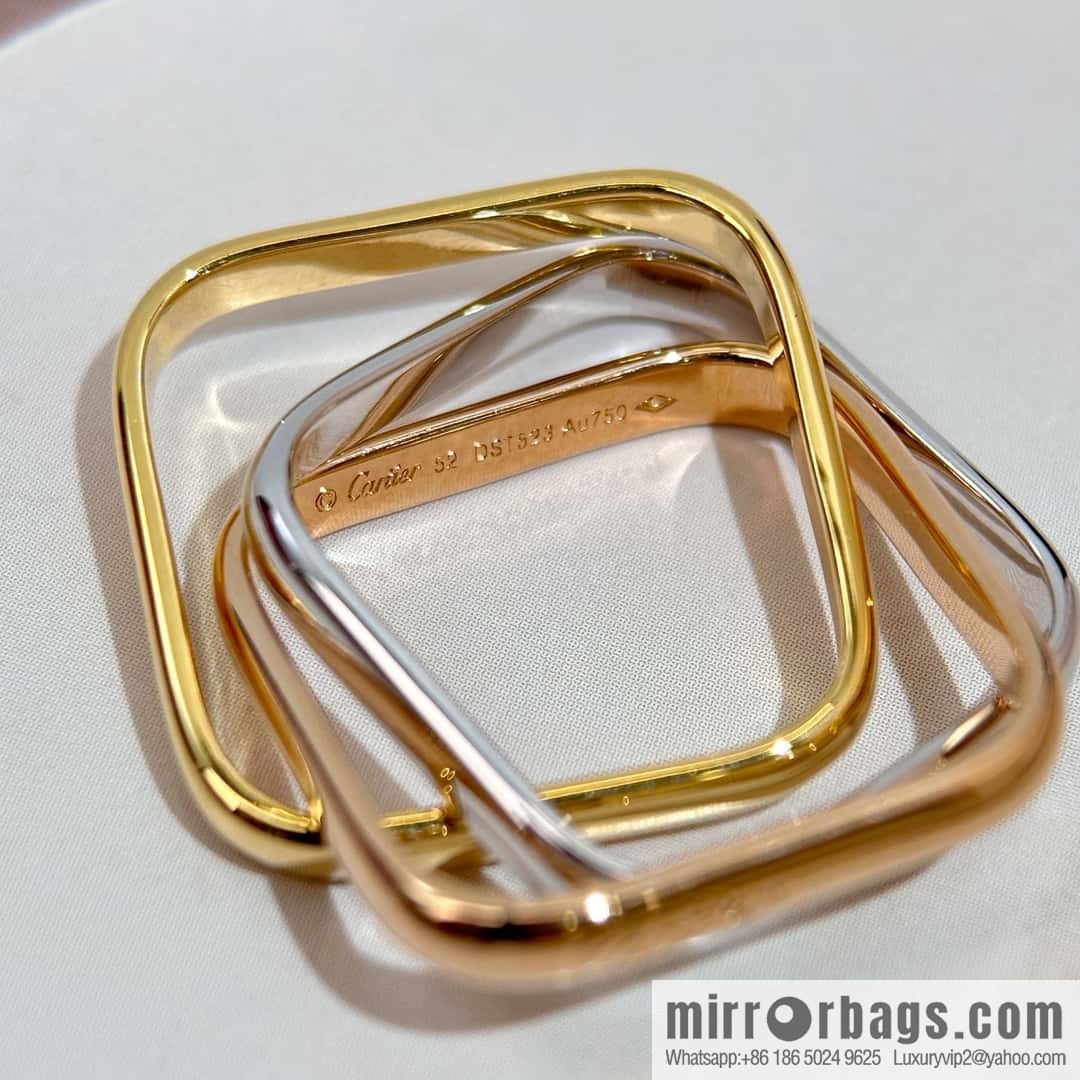 ❗New ❗ new version ☀ original single high version ☀ Cartier Cartier TRINITY pillow-shaped three-color ring necklace, ring ☀
