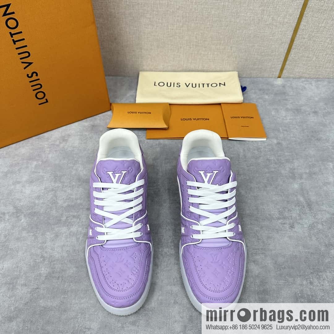 💋💍L new product TRAINER sports shoes series LV TRAINER sports shoes