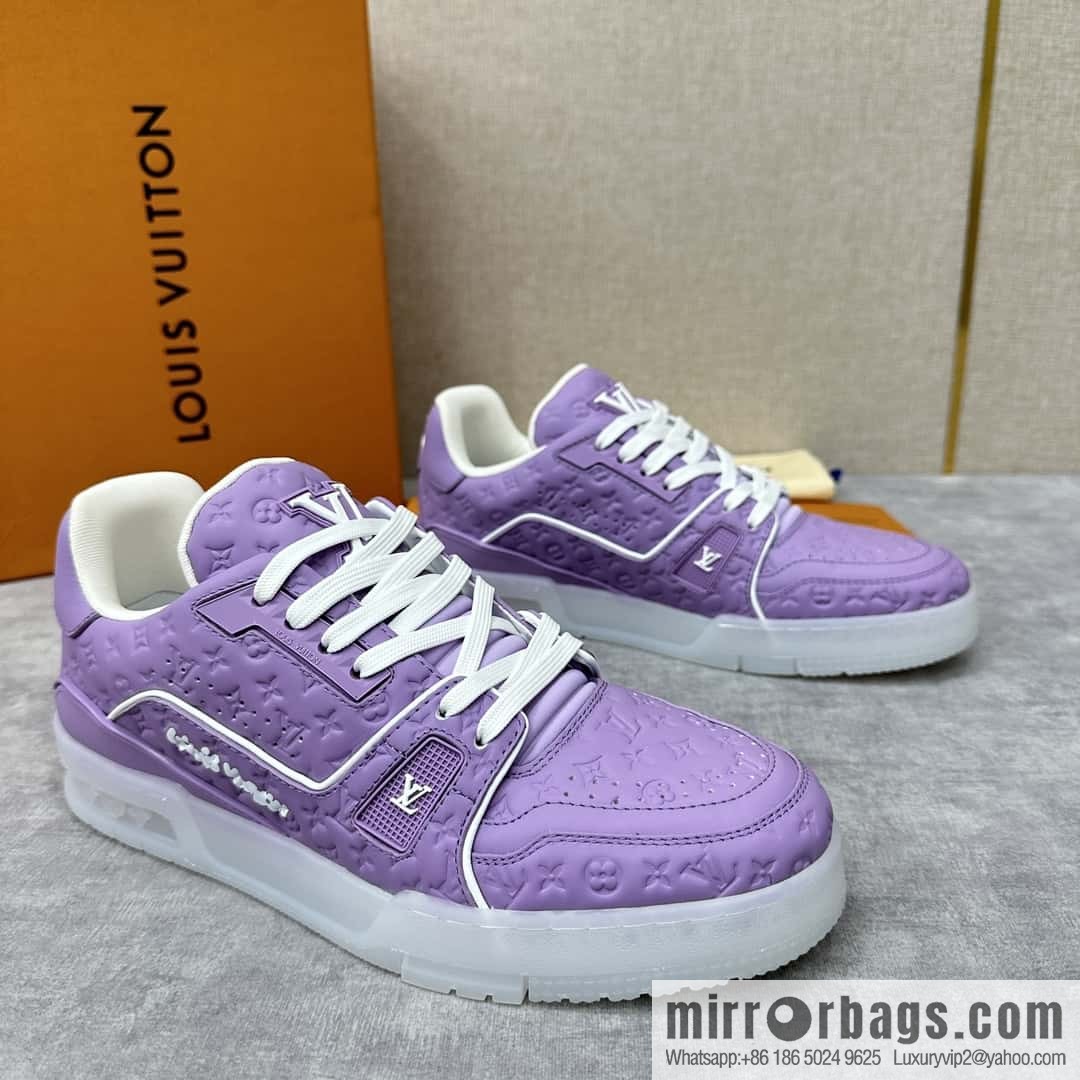 💋💍L new product TRAINER sports shoes series LV TRAINER sports shoes