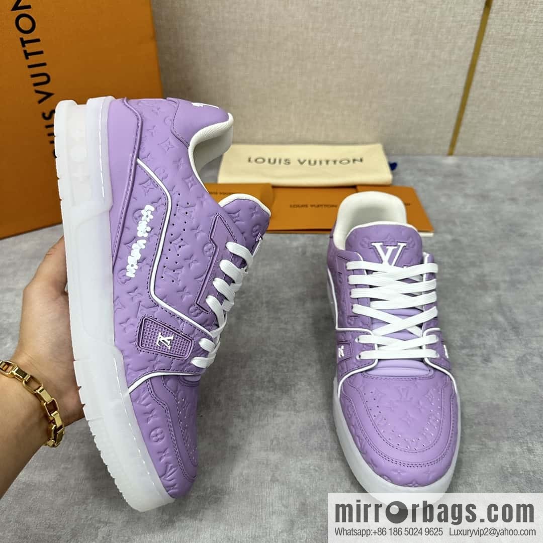 💋💍L new product TRAINER sports shoes series LV TRAINER sports shoes