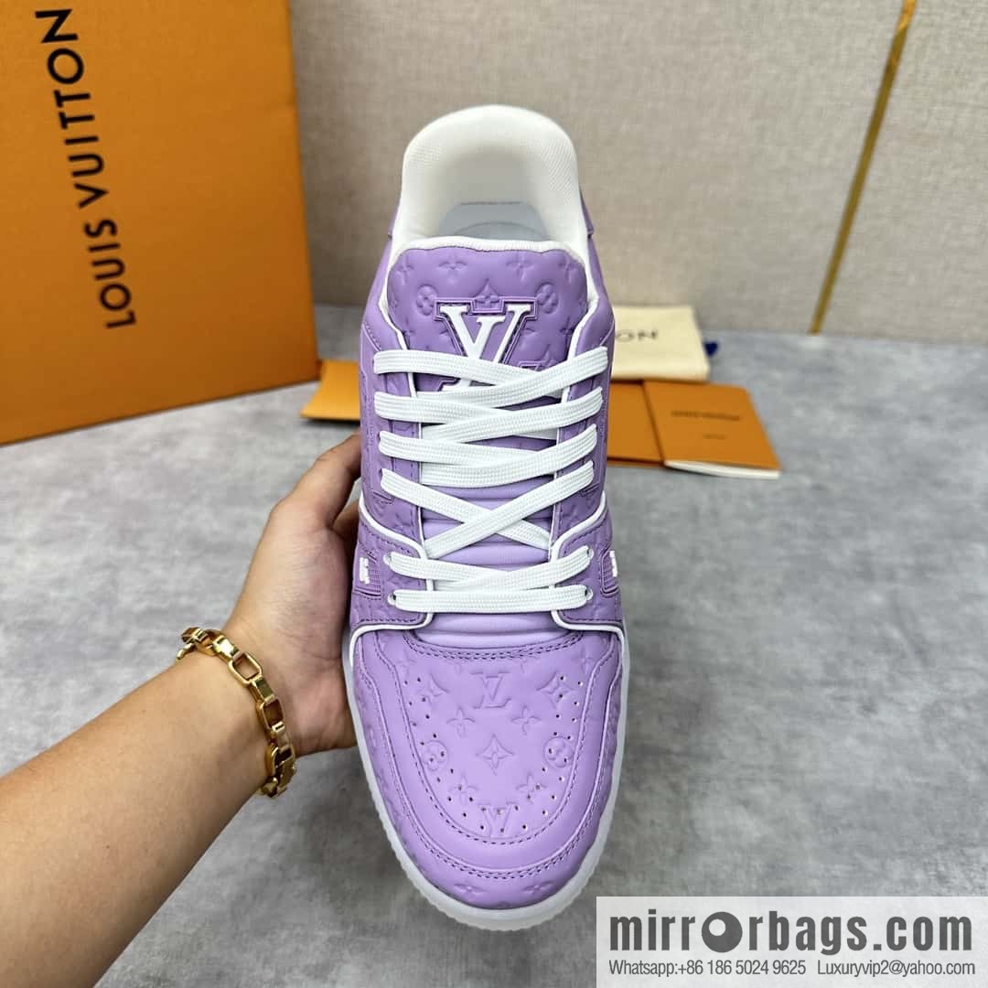 💋💍L new product TRAINER sports shoes series LV TRAINER sports shoes
