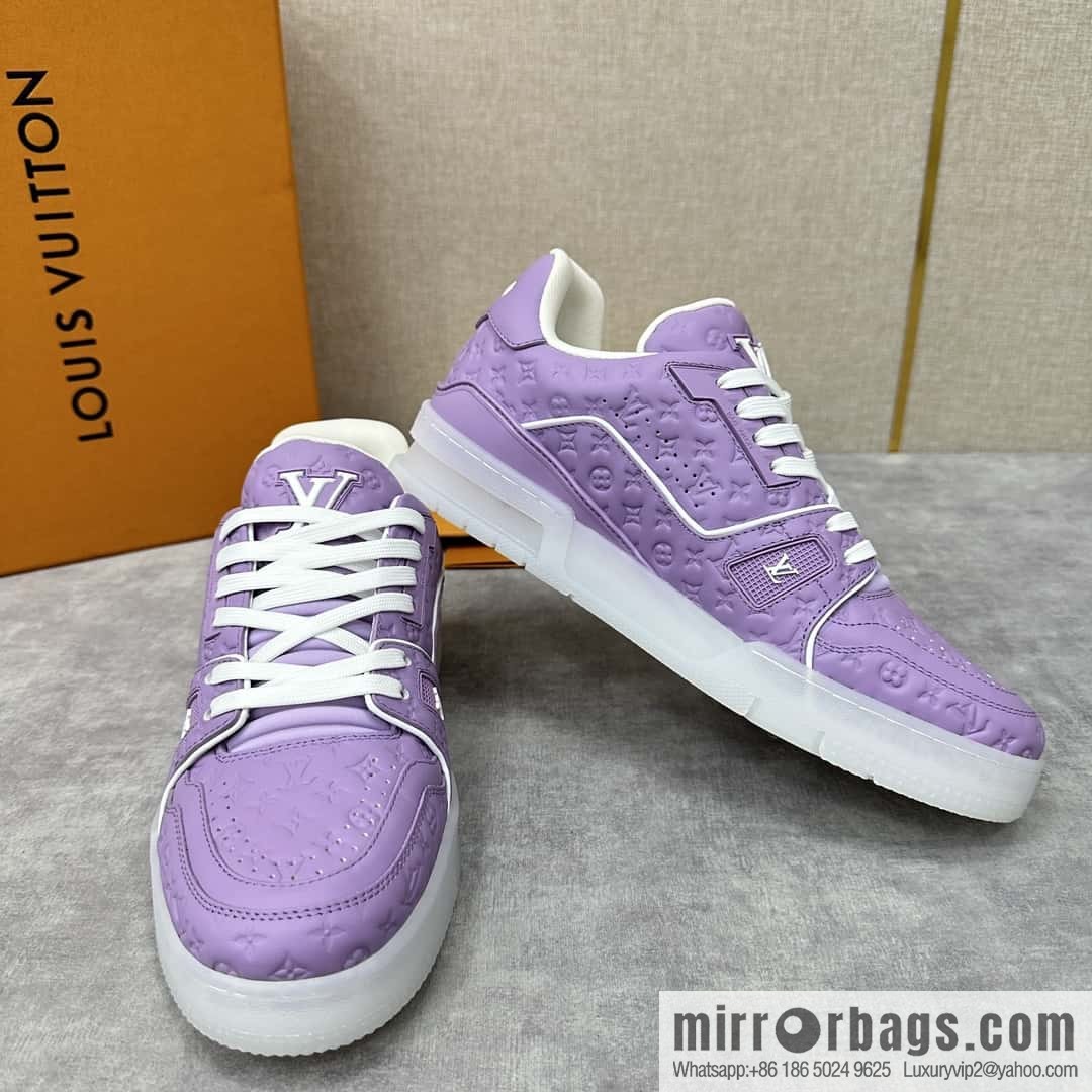 💋💍L new product TRAINER sports shoes series LV TRAINER sports shoes