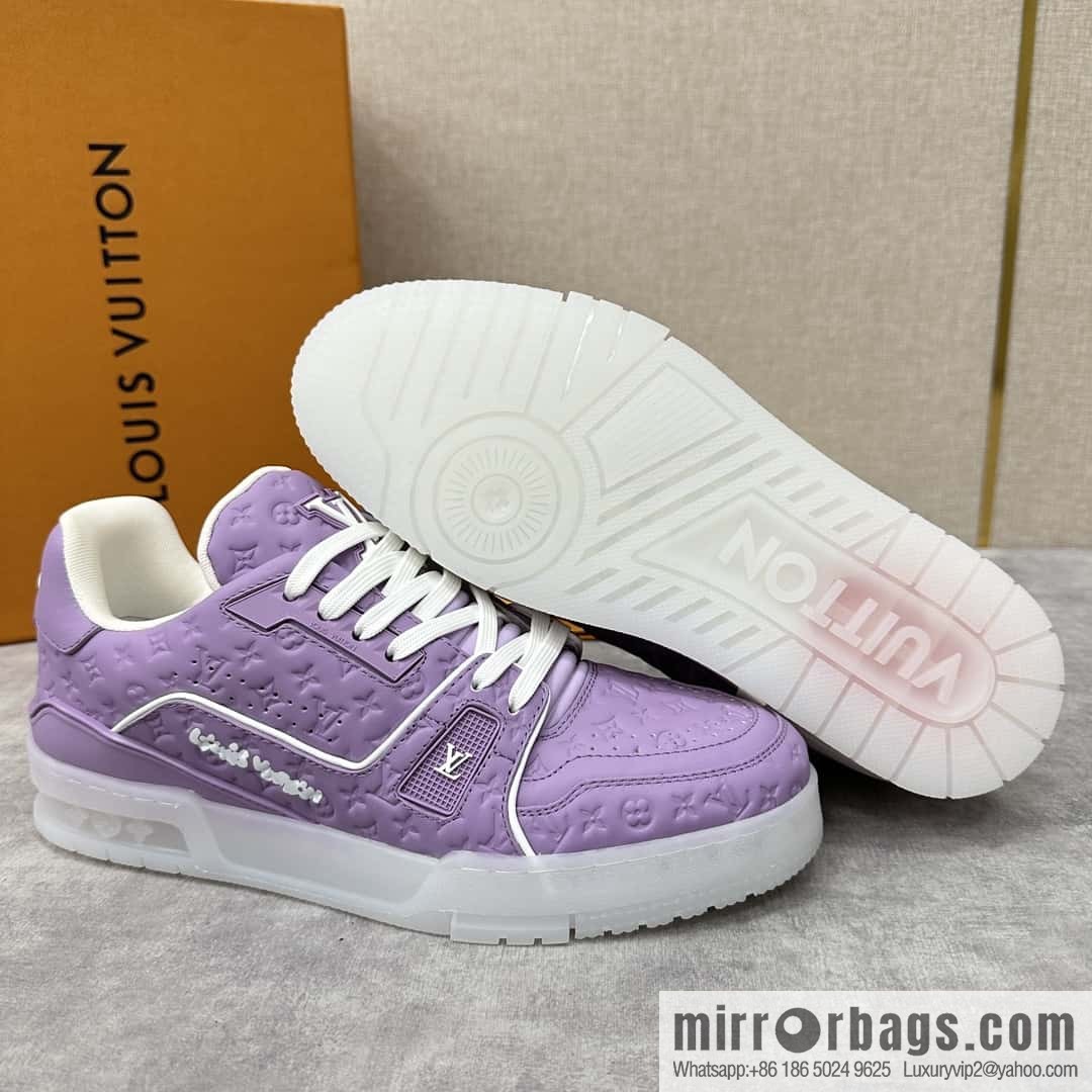 💋💍L new product TRAINER sports shoes series LV TRAINER sports shoes
