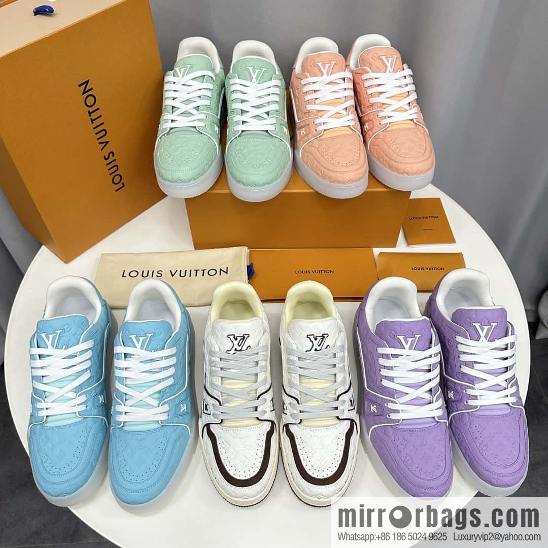 💋💍L new product TRAINER sports shoes series LV TRAINER sports shoes