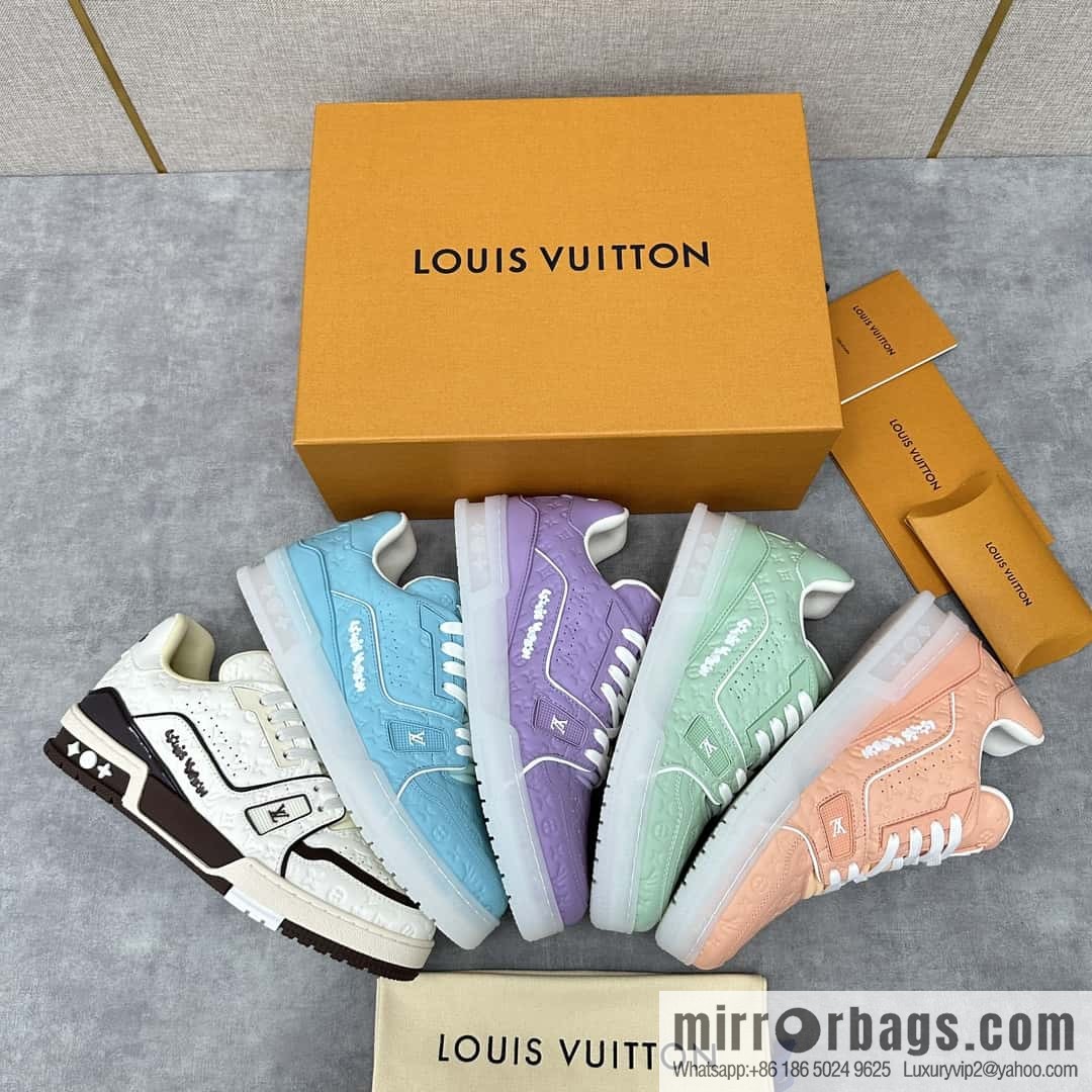 💋💍L new product TRAINER sports shoes series LV TRAINER sports shoes