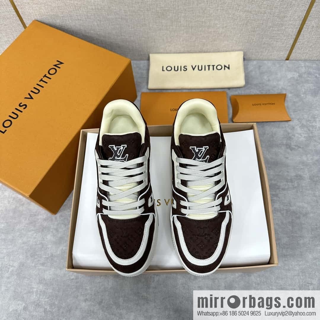 💋💍L new product TRAINER sports shoes series LV TRAINER sports shoes 1ACR5X