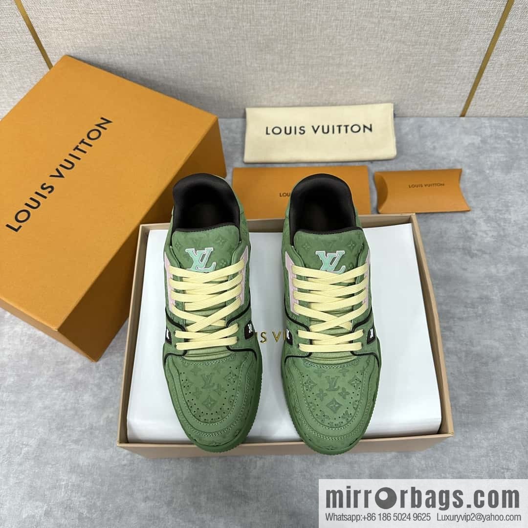 💋💍L new product TRAINER sports shoes series LV TRAINER sports shoes 1ACR6C