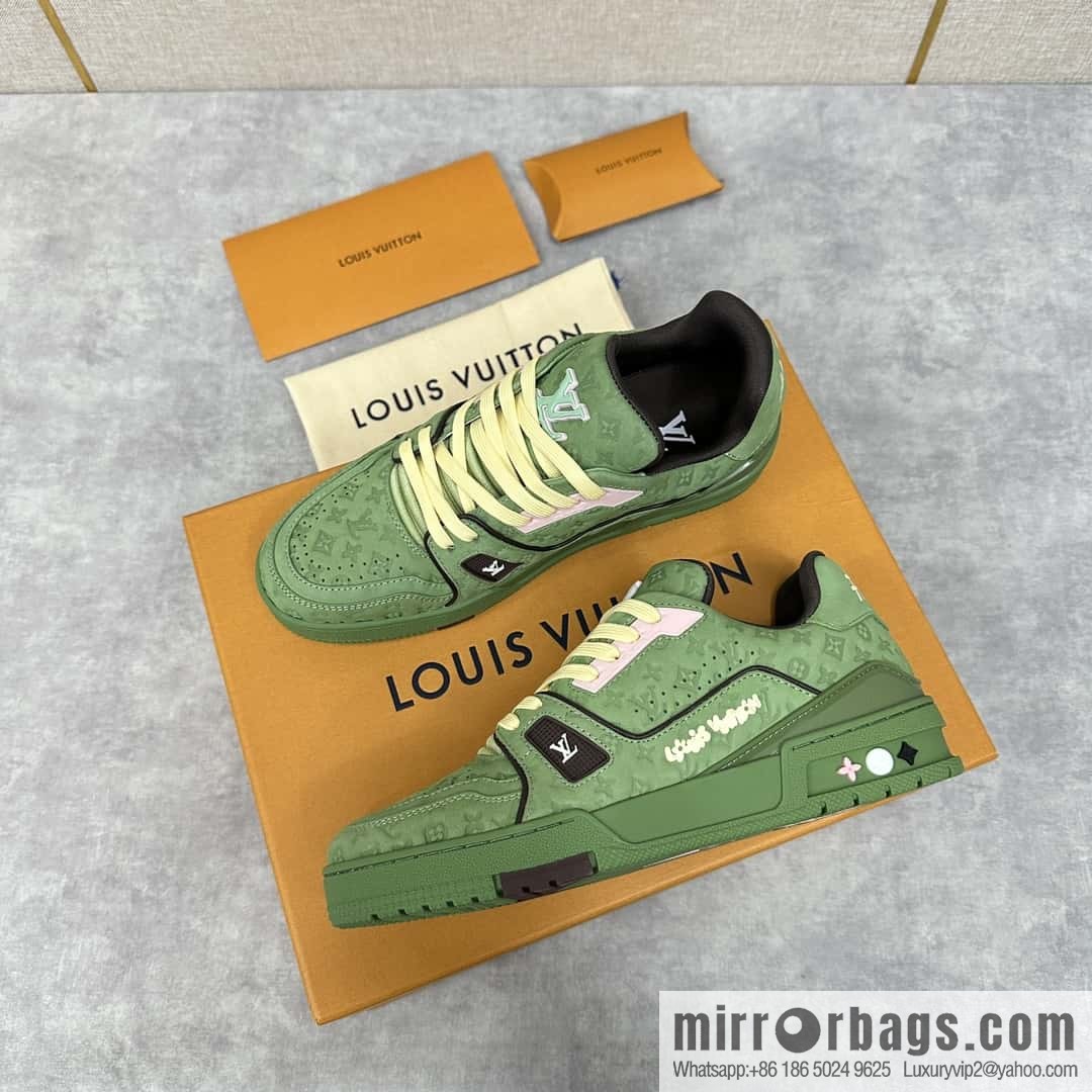 💋💍L new product TRAINER sports shoes series LV TRAINER sports shoes 1ACR6C