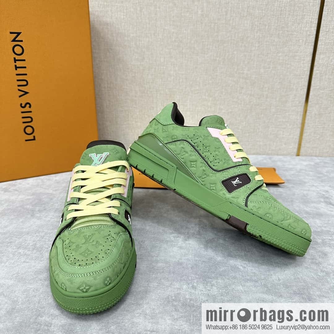 💋💍L new product TRAINER sports shoes series LV TRAINER sports shoes 1ACR6C